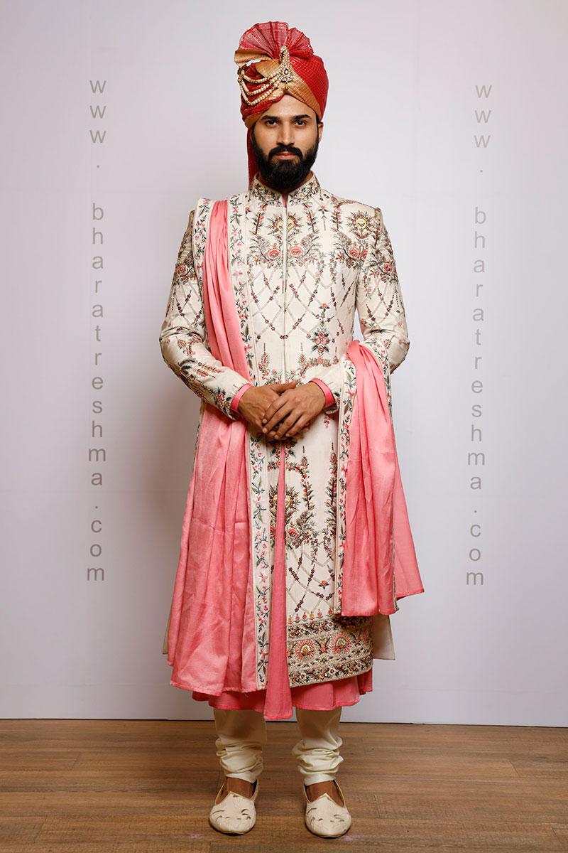 RESHAM & PEARL WORK SHERWANI