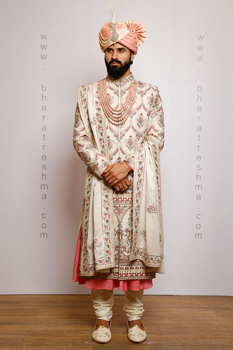 EMBROIDERY SILK SHERWANI