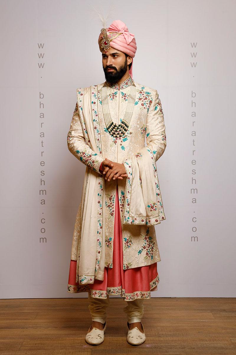 INTERICATE RESHAM EMBROIDERY SHERWANI