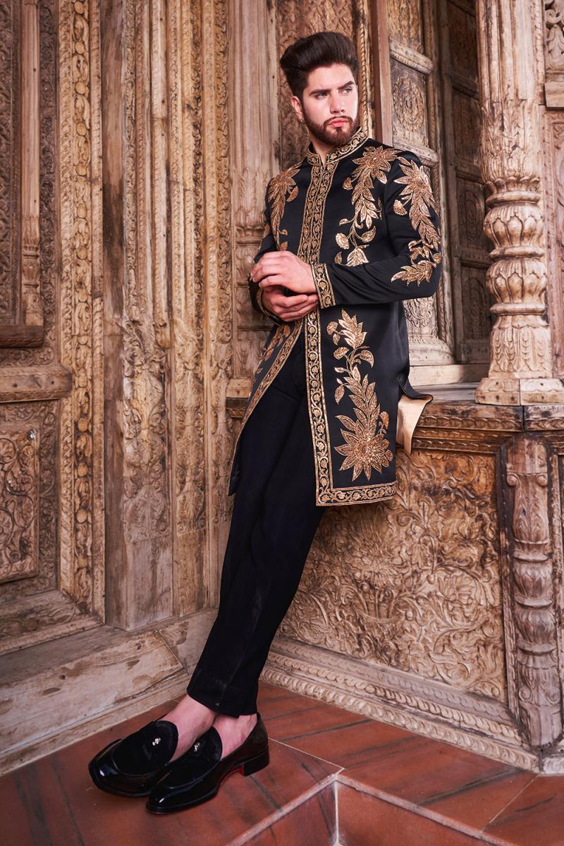 Sangeet Ceremony Trendy Outfits for Men Bharat Reshma