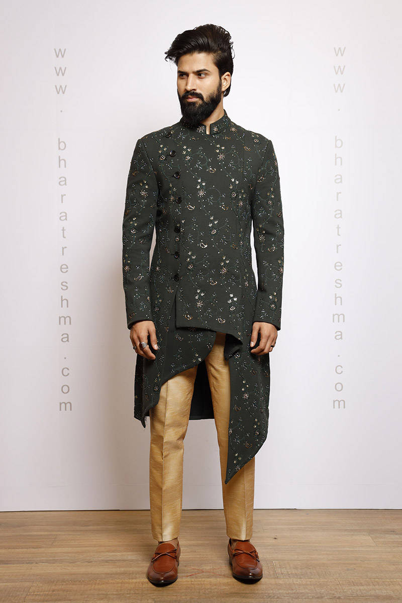 Latest designer Indo Western wear for Men Bharat Reshma