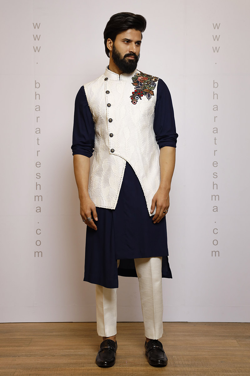 DABKA & THREAD WORK WAIST COAT