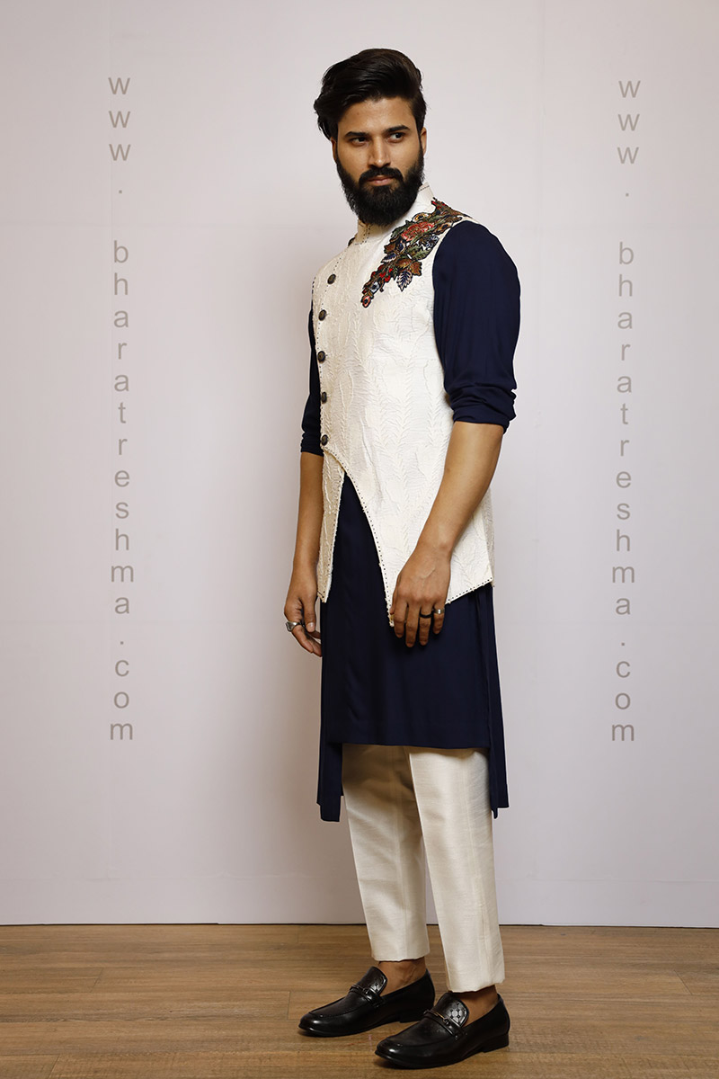 DABKA & THREAD WORK WAIST COAT