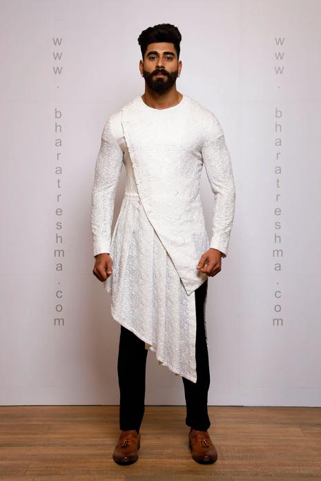 LAKHNAVI FABRIC DESIGNER KURTA