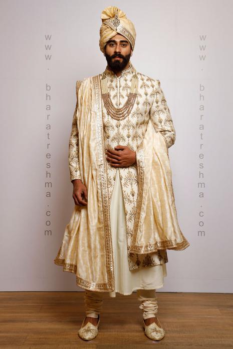 DABKA & SWAROVSKI WORK SHERWANI