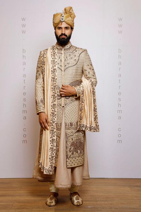 SILK EMBROIDERY SHERWANI