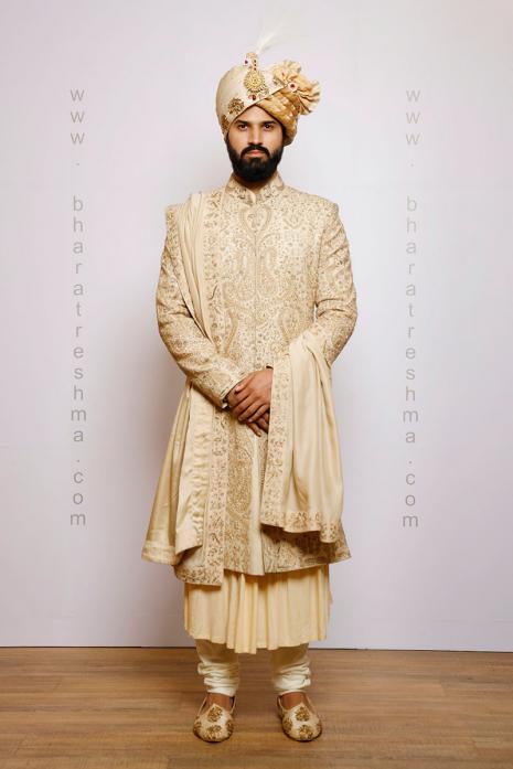 INTERICATE RESHAM WORK SHERWANI