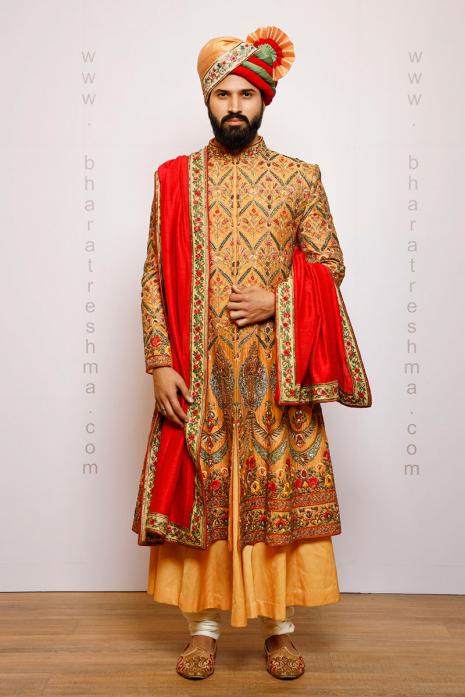 DABKA & THERAD WORK SHERWANI