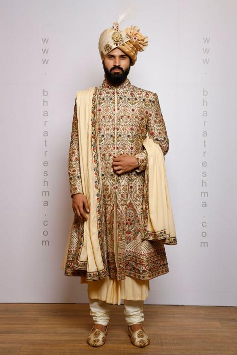 DABKA & RESHAM WORK SHERWANI